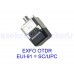 EXFO 光時域反射儀 EUI-89 EUI-91 光源光功率計 頻譜分析儀 色譜 OTDR 接頭 原裝進口加拿大 EXFO OTDR FC 光口圓頭 SC光口方頭光口 法蘭連接適配器 